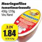 Allahindlus - Heeringafilee tomatimarinaadis 430g/215g