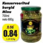 Allahindlus - Konserveeritud kurgid Minu 700 ml