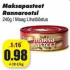 Allahindlus - Maksapasteet Rannarootsi 240 g