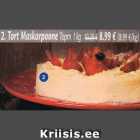 Allahindlus - Tort Maskarpoone 1 kg