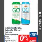 Allahindlus - Alkoholivaba õlu,
Saku Go, 500 ml

