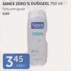 SANEX ZERO % DUŠIGEEL 750 ML