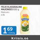 FELIX KLASSIKALINE MAJONEES 830 G