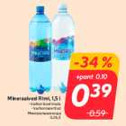 Allahindlus - Mineraalvesi Rimi, 1,5 l

