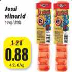 Allahindlus - Jussi
viinerid
195g / Atria