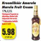 Allahindlus - Kreemliköör Amarula
Marula Fruit Cream
17%, 0,35L