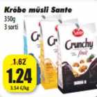 Allahindlus - Krõbe müsli Sante
350g
3 sorti