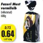 Fazeri Must
vormileib
(viilutatud)
600g