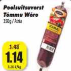 Allahindlus - Poolsuitsuvorst
Tõmmu Wõro
350g / Atria