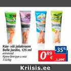 Allahindlus - Käe- või jalakreem Belle Jardin, 125 ml