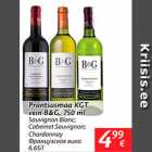 Allahindlus - Prantsusmaa KGT vein B&G, 750 ml