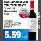 ITAALIA PUNANE VEIN TENUTA DEL MONTE