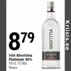 Allahindlus - Viin Khortytsa
Platinum 40%
50 cl