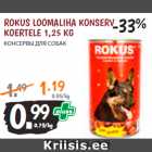 Allahindlus - ROKUS LOOMALIHA KONSERV 
KOERTELE 1,25 KG 