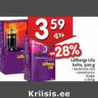 Allahindlus - Löfbergs Lila
kohv, 500 g
• keskmine röst
• presskannu