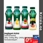 Allahindlus - Joogijogurt Activia