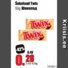 Šokolaad Twix 50 g