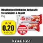 Allahindlus - Müslibatoon Herkuless Active&Fit Strawberries & Yogurt 25 g