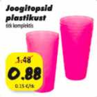 Allahindlus - Joogitopsid plastikust 6 tk komplektis