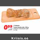 Allahindlus - Ciabatta
tume Itaalia leib, 330 g