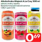 Allahindlus - Alkoholivaba õllejook A.Le Coq, 500 ml

