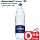 Allahindlus - Mineraalvesi Vytautas, 1,25 l
