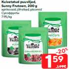 Kuivatatud puuviljad,
Sunny Frutown, 200 g

