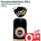 Must põrandaleib Fazer, 390 g
