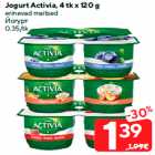 Jogurt Activia, 4 tk x 120 g

