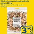 Allahindlus - Röstitud soolased pistaatsiapähklid
Arimex, 300 g