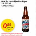 Allahindlus - Hele õlu Humal ja Oder Lager, 5 %, 330 ml