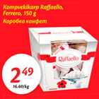 Allahindlus - Kompvekikarp Raffaello, Ferrero, 150 g