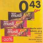 Allahindlus - Nestle müsli batoon, 40 g