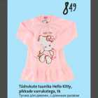 Allahindlus - Tüdrukute tuunika Hello Kitty,pikkade varrukatega, tk