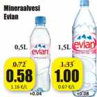 Allahindlus - Mineraalvesi
Evian
