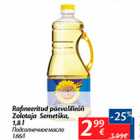 Allahindlus - Rafineeritud päevalilleõli Zolotaja Semetška, 1,8 l