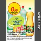 Allahindlus - Lauavesi või joogivesi Vichy, Viva Fresh, 1,5 l