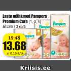 Mähkmed - Laste mähkmed Pampers Premium Care