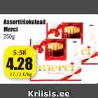 Allahindlus - Assortišokolaad Mersi 250 g