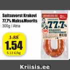 Allahindlus - Suitsuvorst Krakovi 77,7% Maks&Moorits