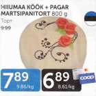 HIIUMAA KÖÖK + PAGAR MARTSIPANITORT 800 G