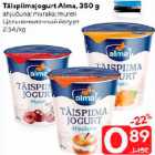 Täispiimajogurt Alma, 350 g