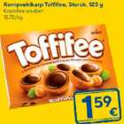 Kompvekikarp Toffifee, Storck, 125 g