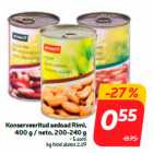 Konserveeritud aedoad Rimi,
400 g / neto, 200-240 g