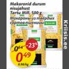 Makaronid durum nisujahust Tartu Mill, 500 g