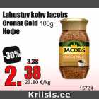 Allahindlus - Lahustuv kohv Jacobs
Cronat Gold 100g
