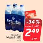 Mineraalvesi
Vytautas, 6 x 1,25 l
