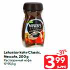 Allahindlus - Lahustuv kohv Classic,
Nescafe, 200 g
