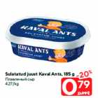 Sulatatud juust Kaval Ants, 185 g
