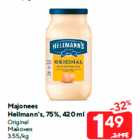 Majonees
Hellmann’s, 75%, 420 ml

